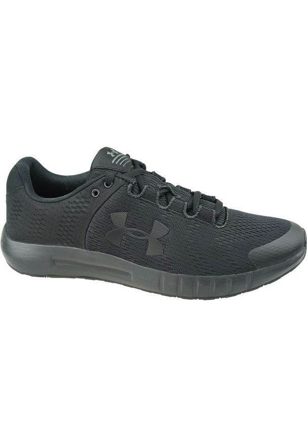 Buty biegowe Under Armour Micro G Pursuit Bp W 3021969-001 czarne. Kolor: czarny. Materiał: materiał. Szerokość cholewki: normalna. Sport: bieganie