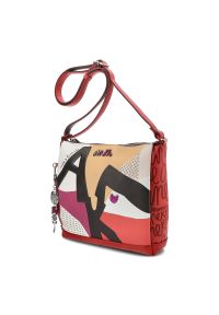 Czerwona Stylowa Torebka Damska Anekke Hollywood. Kolor: czerwony. Wzór: aplikacja. Materiał: zdobione. Styl: elegancki #3