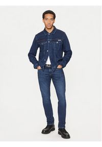 Calvin Klein Jeans Kurtka jeansowa J30J326553 Granatowy Straight Fit. Kolor: niebieski. Materiał: bawełna #5