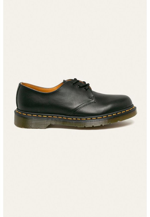Dr. Martens - Dr Martens - Półbuty. Nosek buta: okrągły. Zapięcie: sznurówki. Kolor: czarny. Materiał: guma