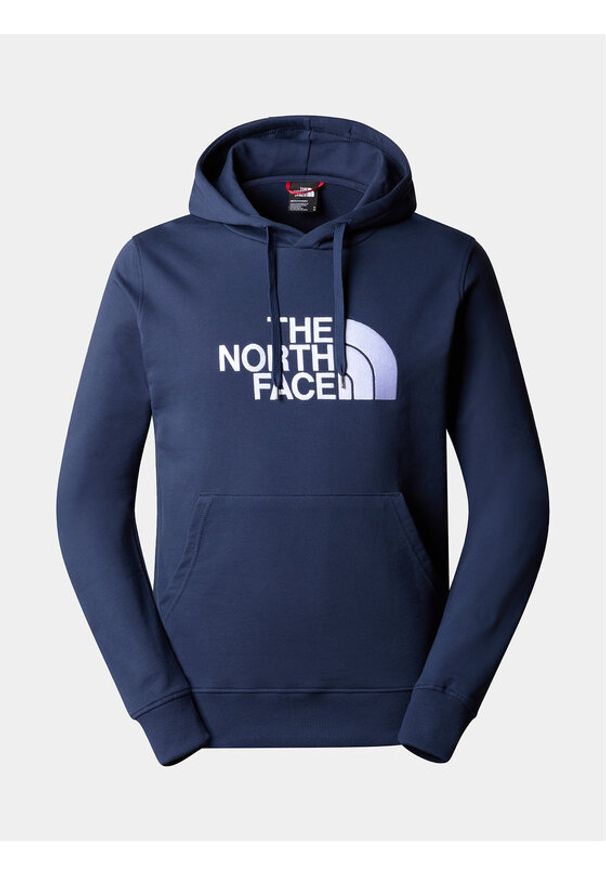 The North Face Bluza Light Drew Peak NF00A0TE Granatowy Regular Fit. Kolor: niebieski. Materiał: bawełna