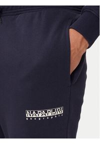Napapijri Spodnie dresowe M-Gori Wint NP0A88UH Granatowy Relaxed Fit. Kolor: niebieski. Materiał: bawełna #2