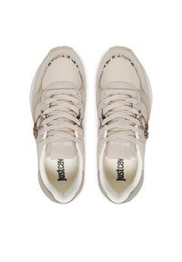 Just Cavalli Sneakersy 80RA3SJ2 ZSE68 Beżowy. Kolor: beżowy. Materiał: zamsz, skóra #3