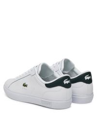 Lacoste Sneakersy Powercourt 7-49SMA0081 Biały. Kolor: biały. Materiał: skóra