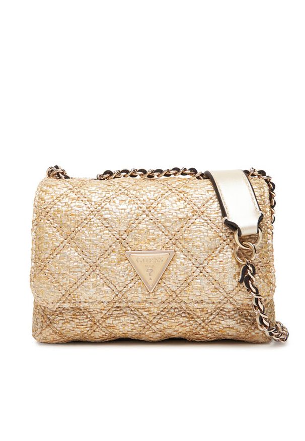 Guess Torebka Giully II Mini HWQW96 73740 Złoty. Kolor: złoty