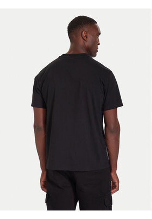 Karl Lagerfeld Jeans T-Shirt A4M17022 Czarny Regular Fit. Kolor: czarny. Materiał: syntetyk