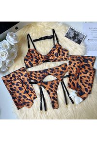 Intica - Zestaw bielizny sześcioczęściowy elegancki Antonella. Materiał: materiał, skóra #1