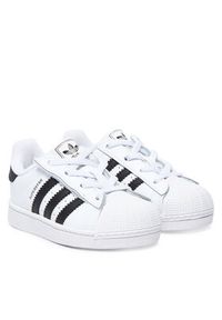Adidas - adidas Sneakersy Superstar II Elastic Lace JH9984 Biały. Kolor: biały. Materiał: skóra. Model: Adidas Superstar #6