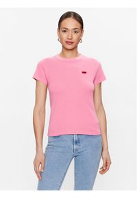 Hugo T-Shirt 50489117 Różowy Regular Fit. Kolor: różowy #1