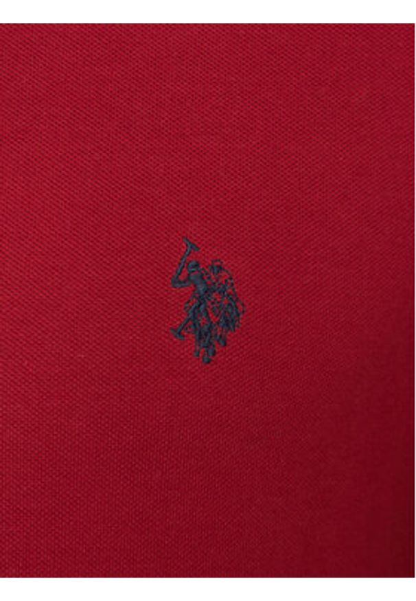 U.S. Polo Assn. Polo MUP2255 Czerwony Regular Fit. Typ kołnierza: polo. Kolor: czerwony. Materiał: bawełna