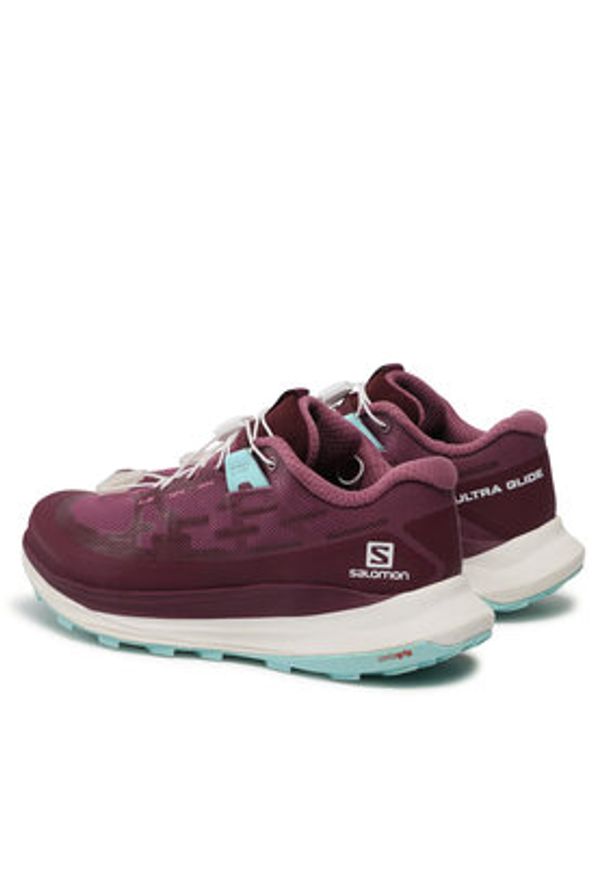 salomon - Salomon Buty do biegania Ultra Glide 415987 20 V0 Bordowy. Kolor: czerwony. Materiał: materiał