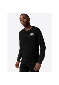Bluza z okrągłym dekoltem Lonsdale Longridge. Kolor: czarny #1