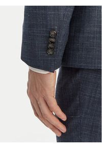 BOSS Garnitur H-Huge 50561829 Granatowy Slim Fit. Kolor: niebieski. Materiał: wełna #2
