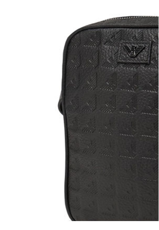 Emporio Armani Saszetka EM001737 AF14774 UC001 Czarny. Kolor: czarny. Materiał: skóra