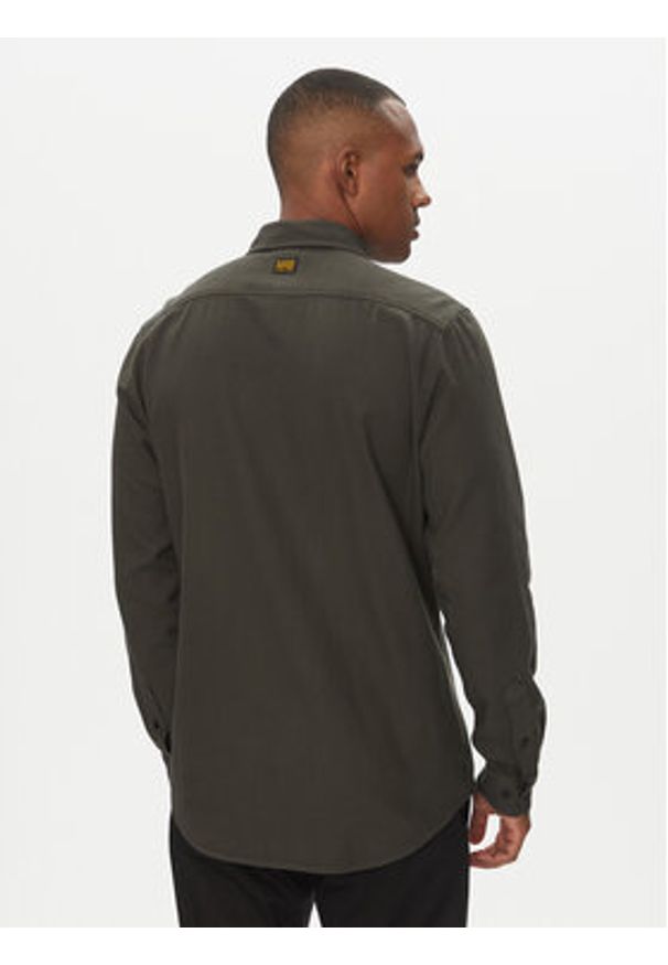 G-Star RAW - G-Star Raw Koszula Marine D24963-D454 Brązowy Slim Fit. Kolor: brązowy. Materiał: bawełna. Styl: marine