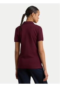 Lauren Ralph Lauren - LAUREN RALPH LAUREN Polo 200679219108 Bordowy Regular Fit. Typ kołnierza: polo. Kolor: czerwony. Materiał: bawełna #3