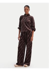 Liu Jo Sport Spodnie dresowe TF5111 J4955 Brązowy Relaxed Fit. Kolor: brązowy. Materiał: syntetyk #3