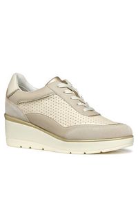 Geox Sneakersy D Ilde D55RAB 05422 C5AH6 Beżowy. Kolor: beżowy. Materiał: skóra #2