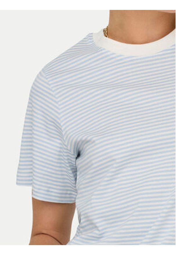 JDY T-Shirt Pisa 15298612 Błękitny Regular Fit. Kolor: niebieski. Materiał: bawełna