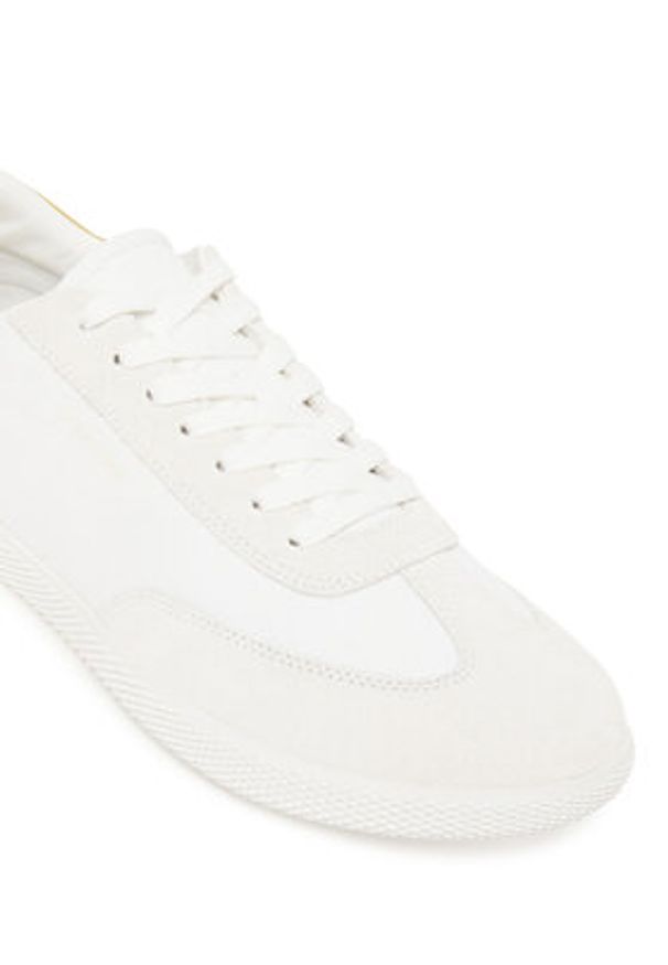 Calvin Klein Sneakersy Low Top Lace Up Cv Mix HM0HM01724 Biały. Kolor: biały. Materiał: materiał