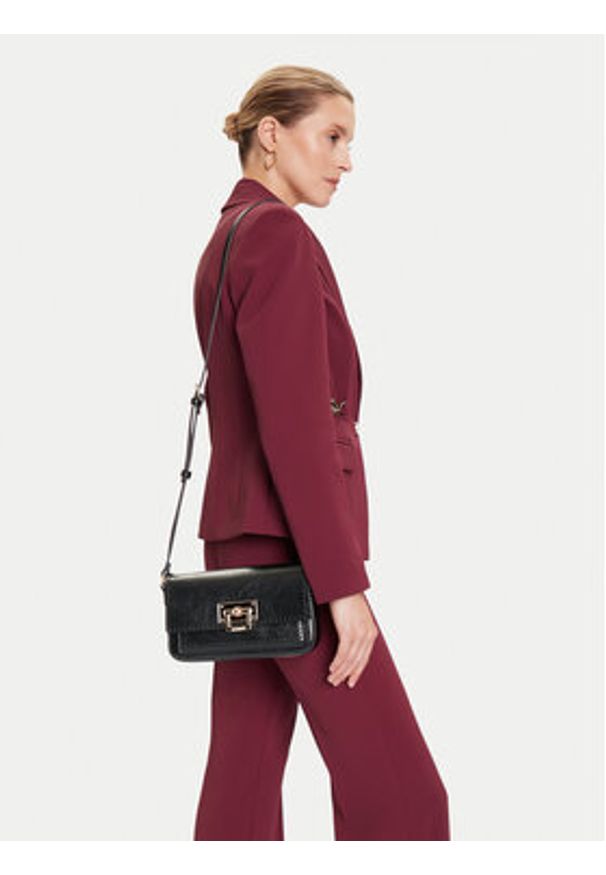 Monnari Torebka TORIMP0-24Z-BAG5560-K020D000-R00 Czarny. Kolor: czarny. Materiał: skórzane