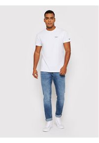 Pepe Jeans T-Shirt Original Basic 3 N PM508212 Biały Slim Fit. Kolor: biały. Materiał: bawełna #5