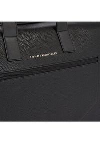TOMMY HILFIGER - Tommy Hilfiger Torba weekendowa Th Central Duffle AM0AM11582 Czarny. Kolor: czarny. Materiał: skóra