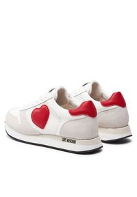 Love Moschino - LOVE MOSCHINO Sneakersy JA15493G0IIQ810A Biały. Kolor: biały #6