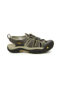 keen - Buty trekkingowe męskie Keen Newport H2. Kolor: szary, wielokolorowy, beżowy. Materiał: syntetyk, skóra, materiał. Sport: turystyka piesza