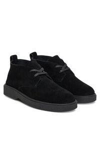 Calvin Klein Sneakersy Text Rubber Desert Boot Su HM0HM01978 Czarny. Kolor: czarny. Materiał: skóra #3