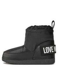 Love Moschino - LOVE MOSCHINO Śniegowce JA24972G0HEB0000 Czarny. Kolor: czarny. Materiał: materiał