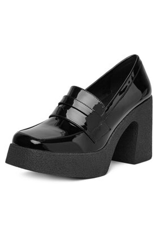 DeeZee Półbuty GT3033-21 Czarny. Kolor: czarny. Materiał: skóra