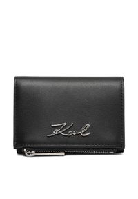 Karl Lagerfeld - KARL LAGERFELD Portfel B2W32013 Czarny. Kolor: czarny. Materiał: skóra #1