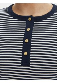 TOMMY HILFIGER - Tommy Hilfiger Bluzka WW0WW49629 Niebieski Slim Fit. Kolor: niebieski. Materiał: bawełna #3