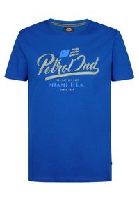 Petrol Industries T-Shirt M-1050-TSR600 Niebieski Regular Fit. Kolor: niebieski. Materiał: bawełna #9