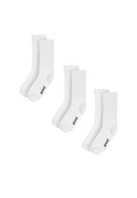 Sprandi Zestaw 3 par wysokich skarpet unisex 0UB-001-AW23 (3-pack) Biały. Kolor: biały