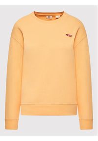 Levi's® Bluza Standard Fleece 24688-0053 Pomarańczowy Regular Fit. Kolor: pomarańczowy. Materiał: bawełna