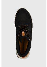 CATerpillar - Caterpillar sneakersy zamszowe QUEST MID kolor czarny P724134. Nosek buta: okrągły. Zapięcie: sznurówki. Kolor: czarny. Materiał: zamsz #2