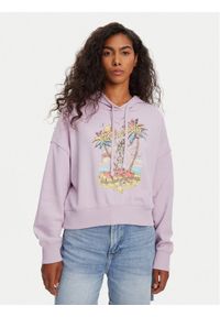 Billabong Bluza All Time EBJFT00146 Fioletowy Boxy Fit. Kolor: fioletowy. Materiał: bawełna