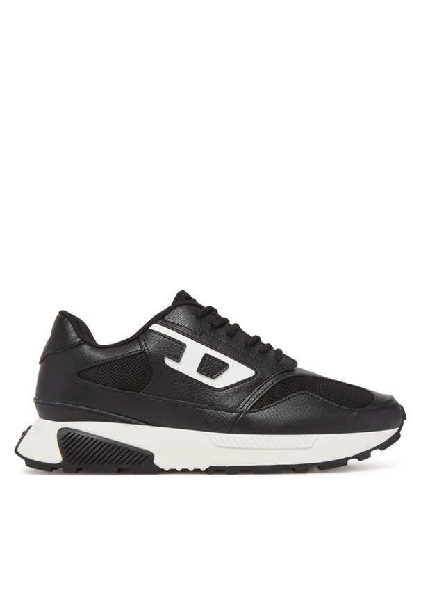 Sneakersy Diesel. Kolor: czarny. Sport: bieganie