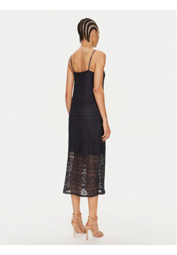 Vero Moda Sukienka letnia Maya 10304461 Granatowy Regular Fit. Kolor: niebieski. Materiał: syntetyk. Sezon: lato