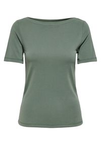 only - ONLY T-Shirt Free 15367559 Zielony Regular Fit. Kolor: zielony. Materiał: syntetyk #1
