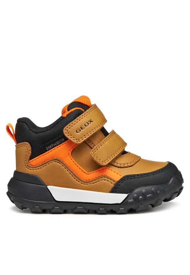 Śniegowce Geox. Kolor: żółty