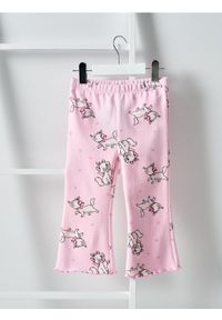 Sinsay - Spodnie dzwony ze wzorem Marie - różowy. Kolor: różowy #1