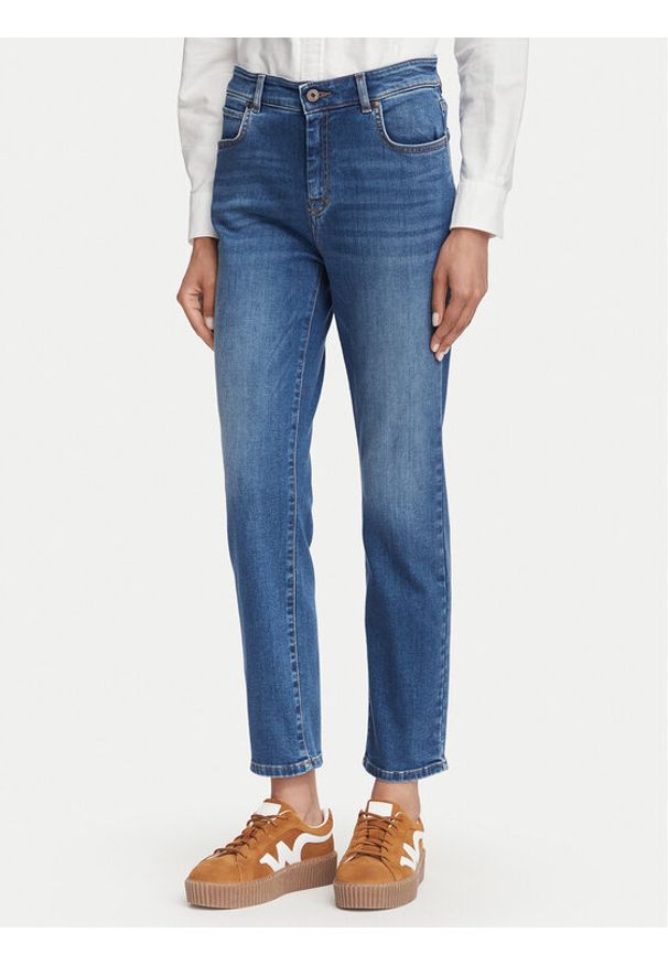 Weekend Max Mara Jeansy Lana 2625186071 Granatowy Straight Leg. Kolor: niebieski