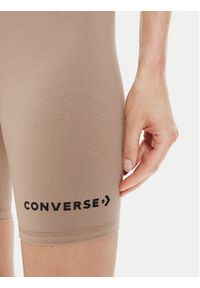 Converse Szorty sportowe W Wordmark Bike Short 10024539-A10 Beżowy Skinny Fit. Kolor: beżowy. Materiał: bawełna #3
