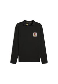 Puma - Męska koszulka jubileuszowa PUMA AC Milan 125th Anniversary. Kolor: czarny. Sezon: lato. Sport: piłka nożna