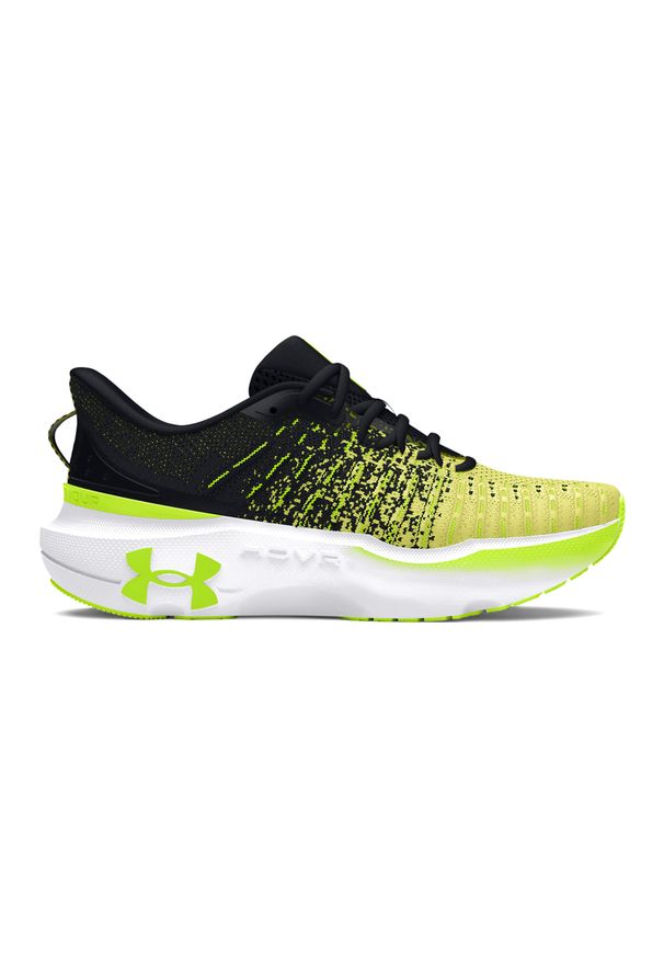 Buty do biegania damskie Under Armour Infinite Elite. Kolor: żółty, czarny. Sport: bieganie