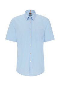 BOSS - Boss Koszula 50489330 Niebieski Regular Fit. Kolor: niebieski. Materiał: bawełna #4