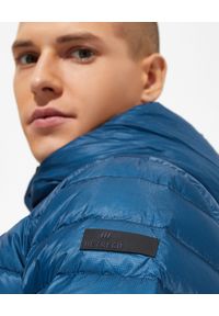 Hetrego - HETREGO - Niebieska kurtka puchowa Marvin. Typ kołnierza: kaptur. Kolor: niebieski. Materiał: puch. Styl: klasyczny #5